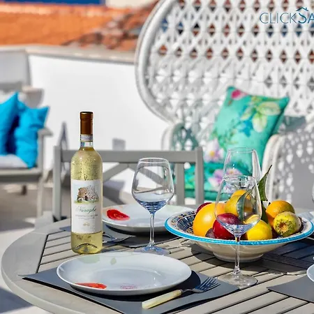 Clicksardinia Historic Centre Cosy Penthouse With Sea View Terrace *