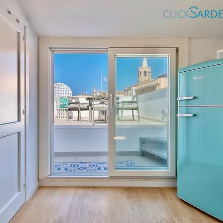 Apartment Clicksardinia Historic Centre Cosy Penthouse With Sea View Terrace *