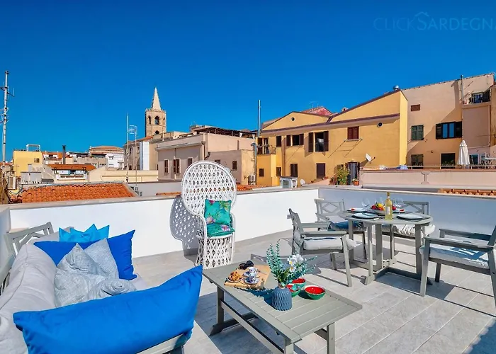 Apartment Clicksardinia Historic Centre Cosy Penthouse With Sea View Terrace Alghero