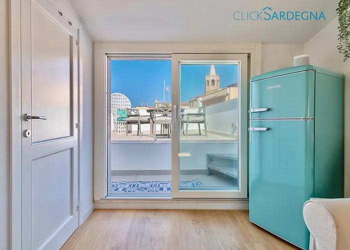 Apartment Clicksardinia Historic Centre Cosy Penthouse With Sea View Terrace *